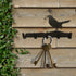 Key Hooks - A Blackbird with a worm or is it a letter 'S'?