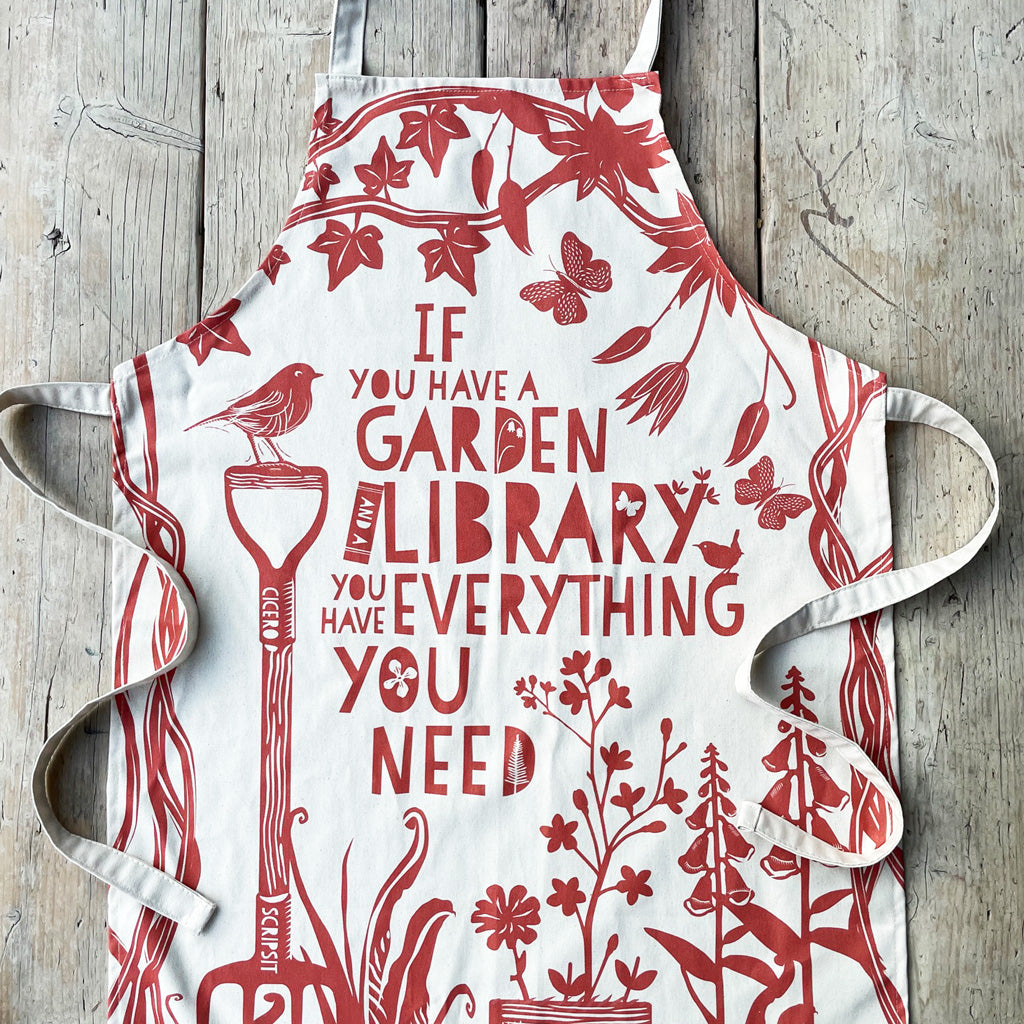 Apron - If you have a garden and a library - Cicero